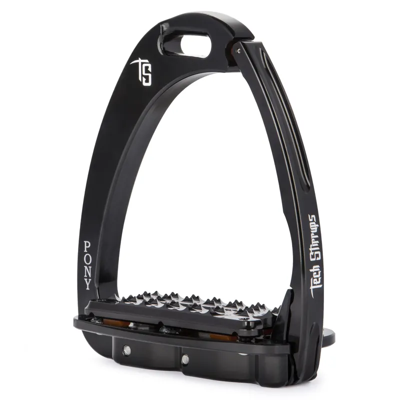 Tech Stirrups Venice Pony Plus - Black/Black